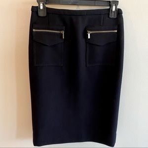 J. Crew Navy Pencil Skirt